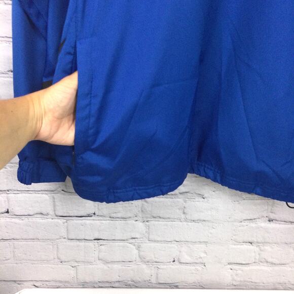 Grand Slam Men's 1/4 Zip Mock Neck Pullover Long Sleeve Golf Jacket Blue L - Picture 7 of 11